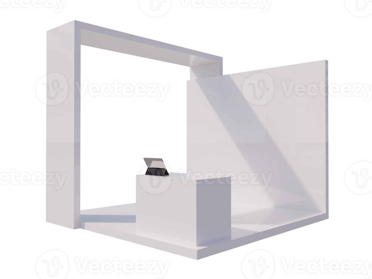 3d Rendern Stand Stand Veranstaltung Ausstellung png