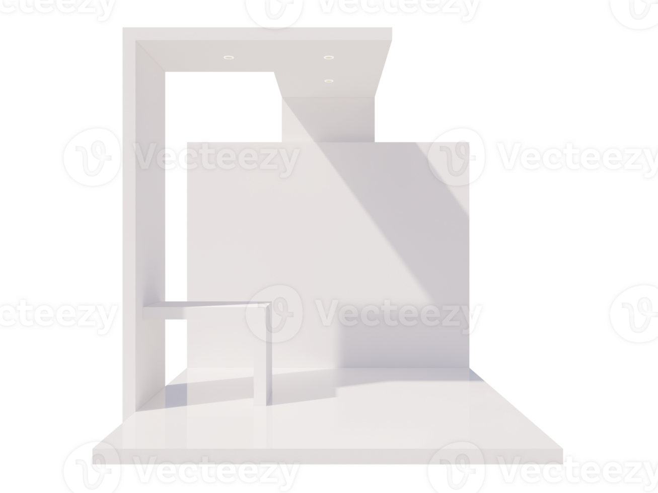 3d Rendern Stand Stand Veranstaltung Ausstellung png