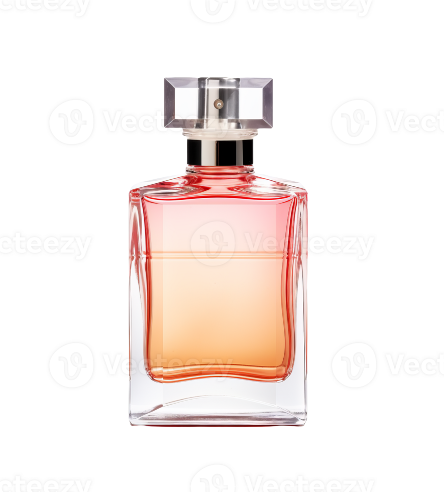 Bottle of perfume, eau de parfum isolated on transparent background png