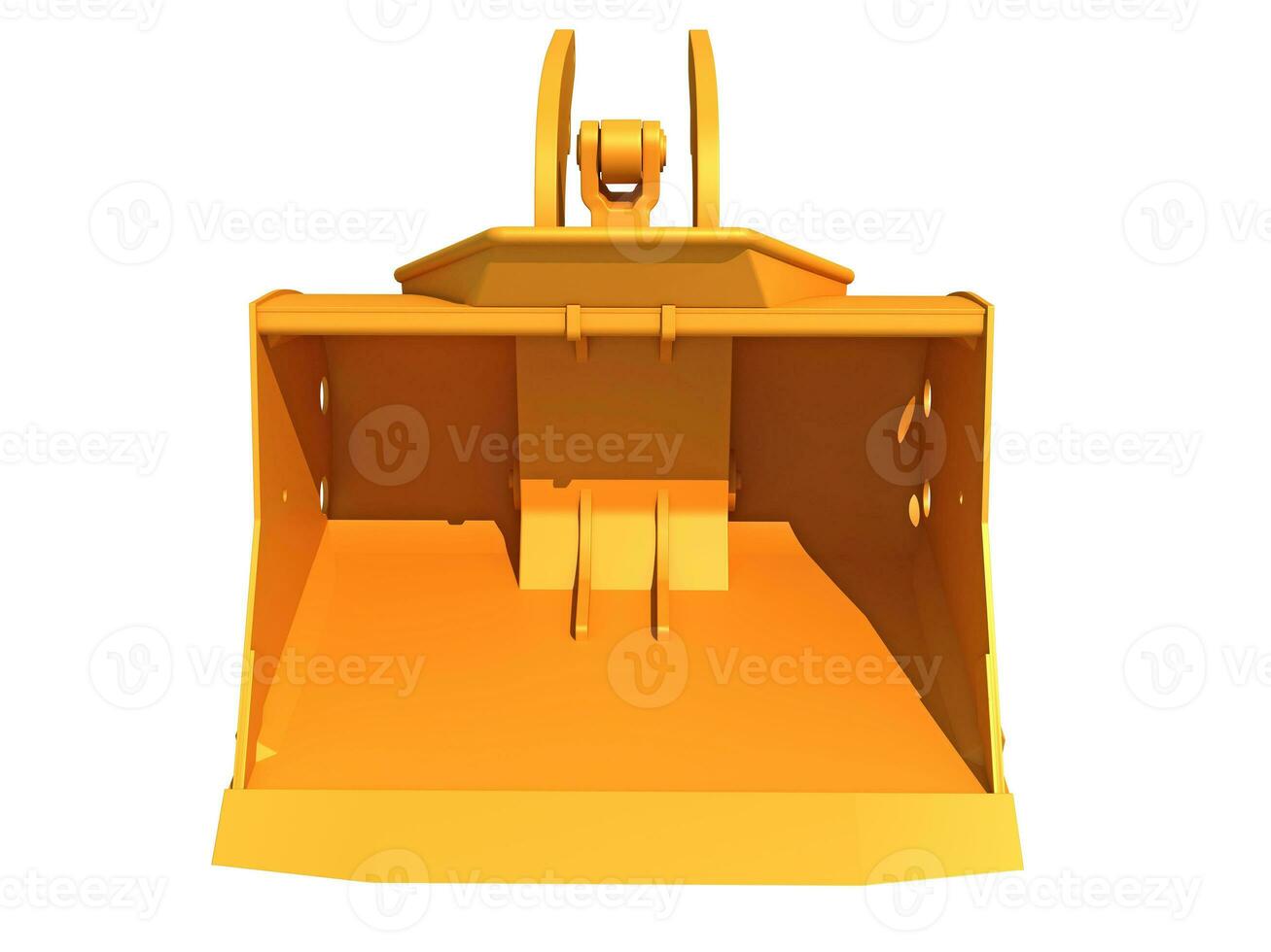 Excavator Bucket heavy construction machinery 3D rendering photo
