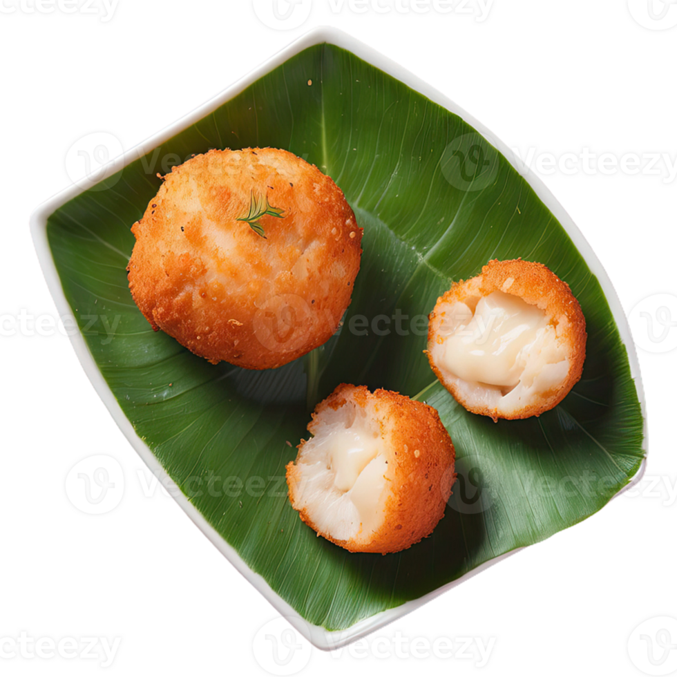AI generated Gourmet Cantonese Style Radish Cake Food isolated on transparent background png