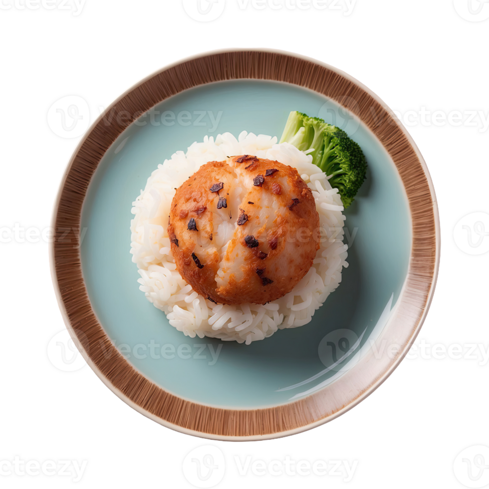 AI generated gourmet food grilled fish isolated on transparent background png