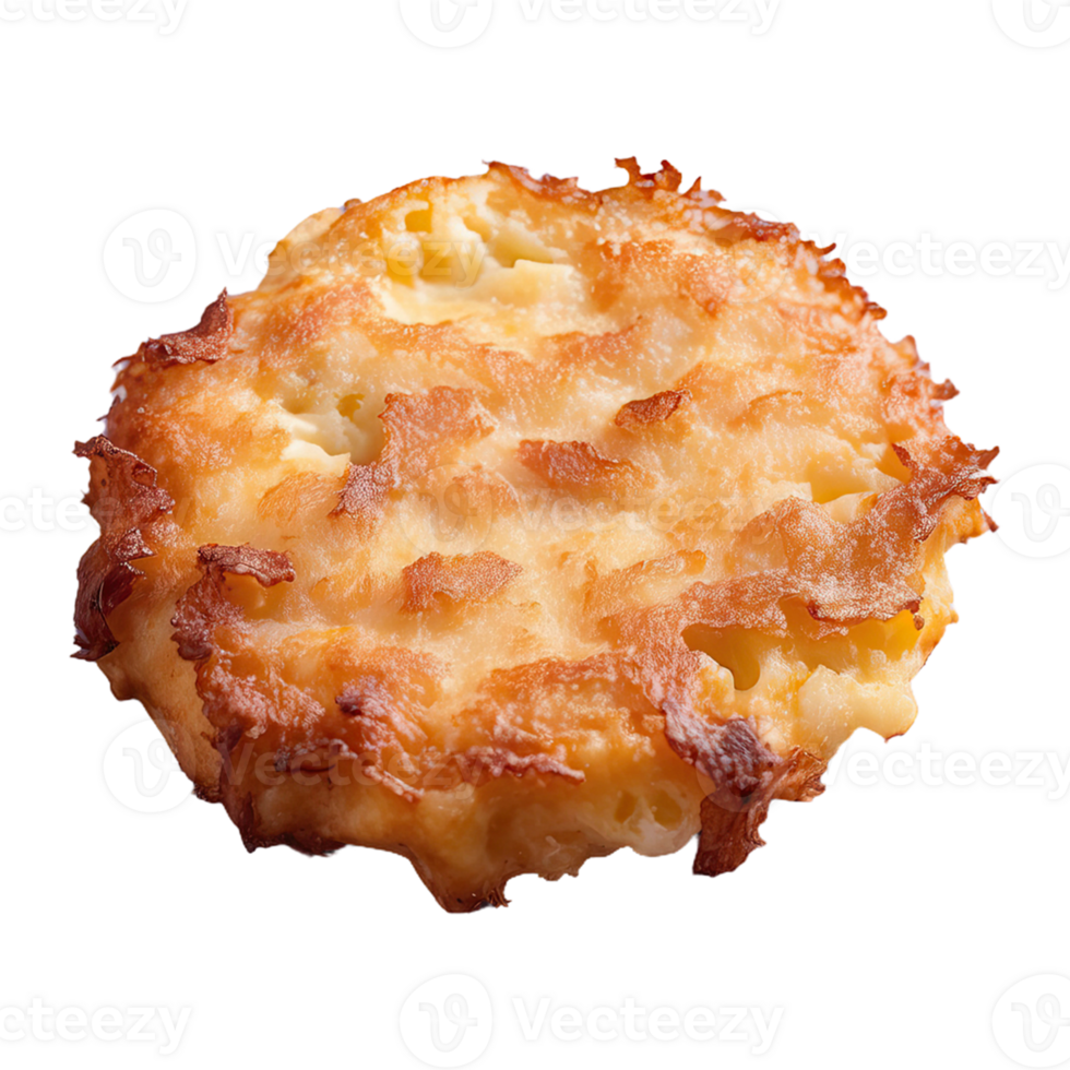 AI generated breakfast food fritters isolated on transparent background png