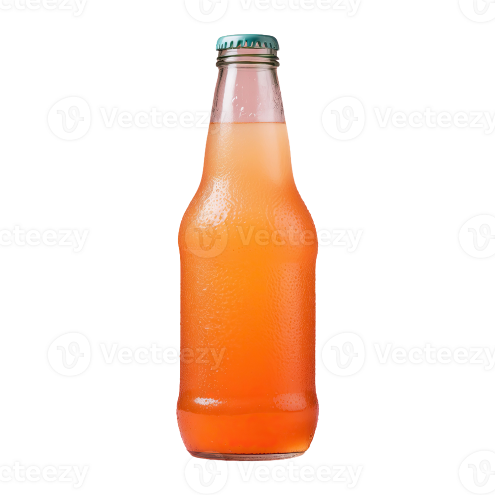 AI generated Orange Soda isolated on transparent background png