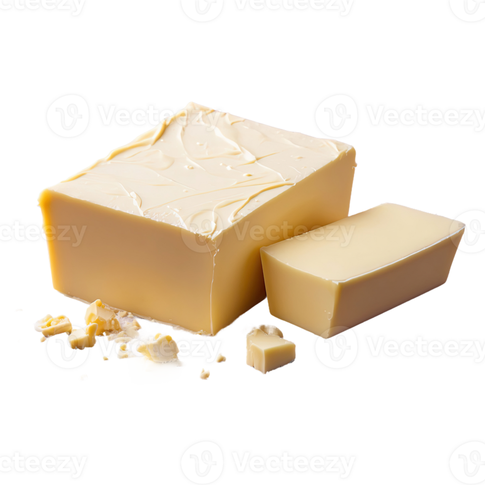 AI generated gourmet food cooking butter isolated on transparent background png