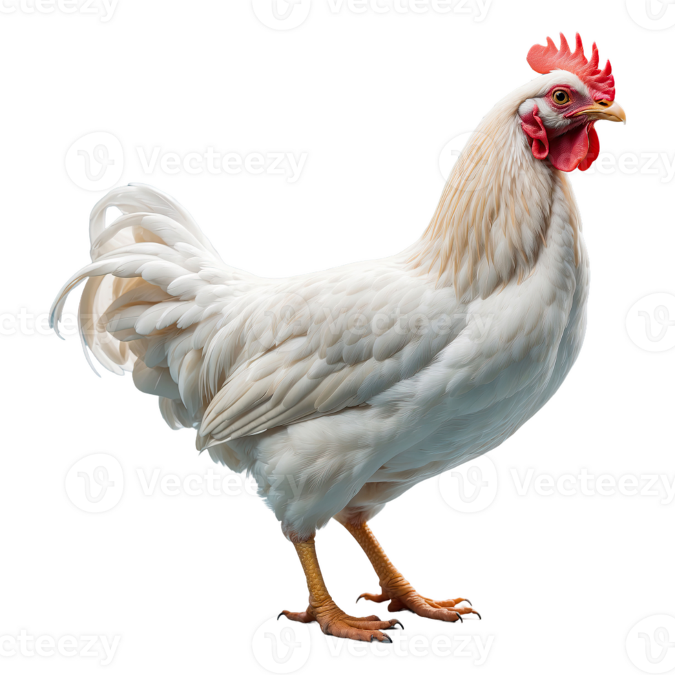 AI generated Chicken isolated on transparent background png