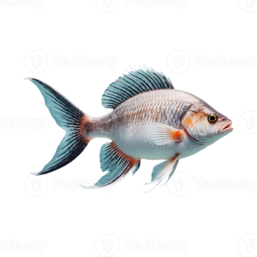 AI generated Fish isolated on transparent background png