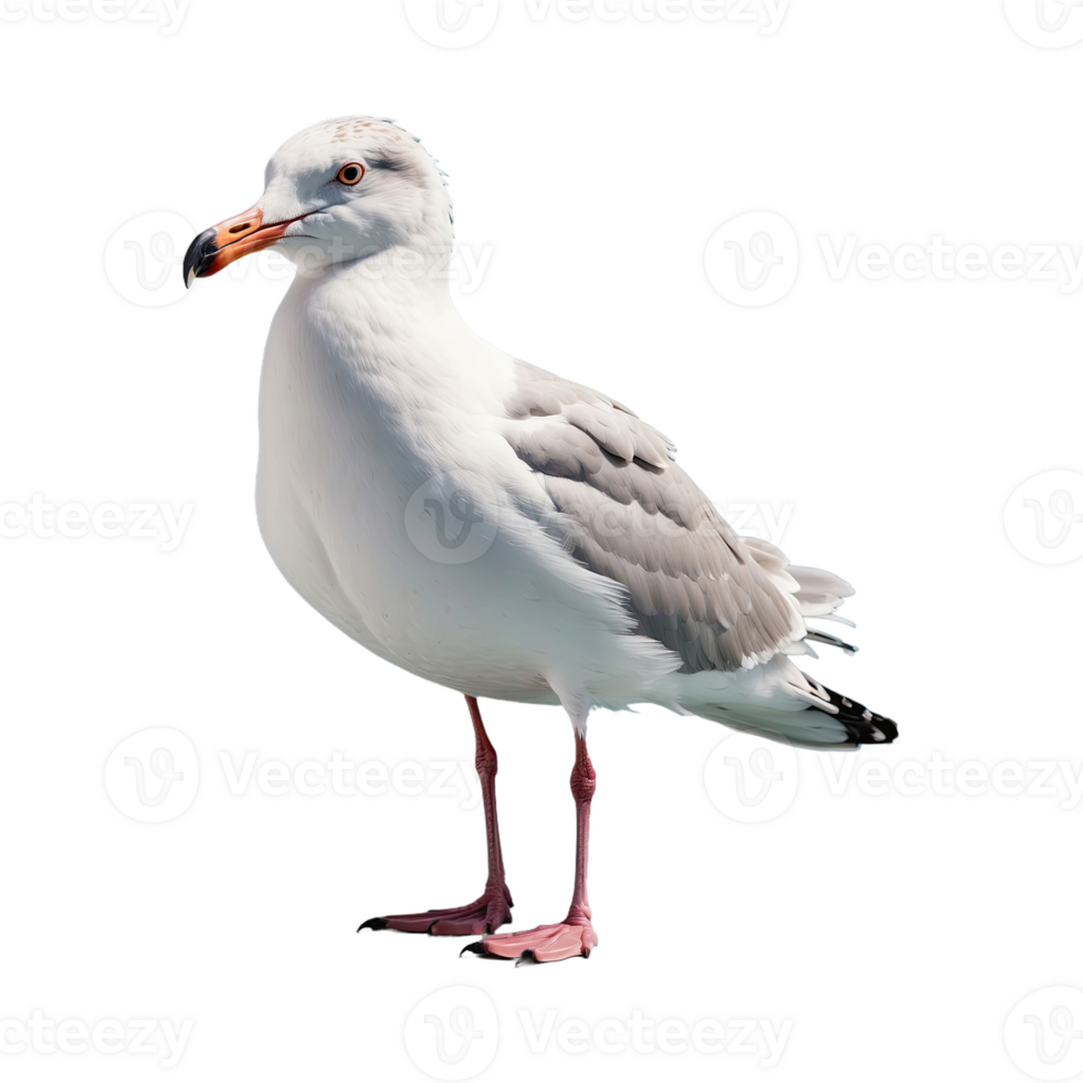 AI generated Seagull bird isolated on transparent background png