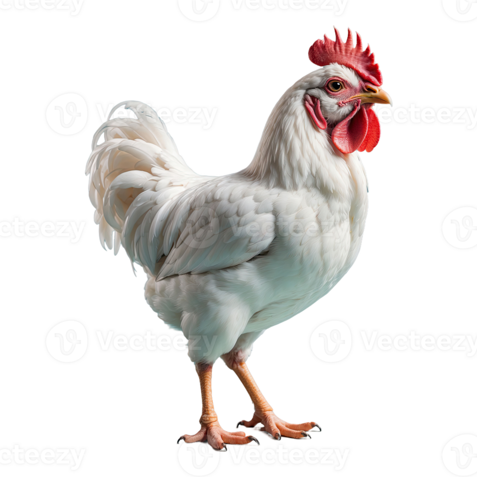 AI generated Chicken isolated on transparent background png