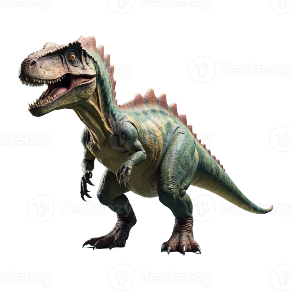 ai genererad dinosaurie isolerat på transparent bakgrund png