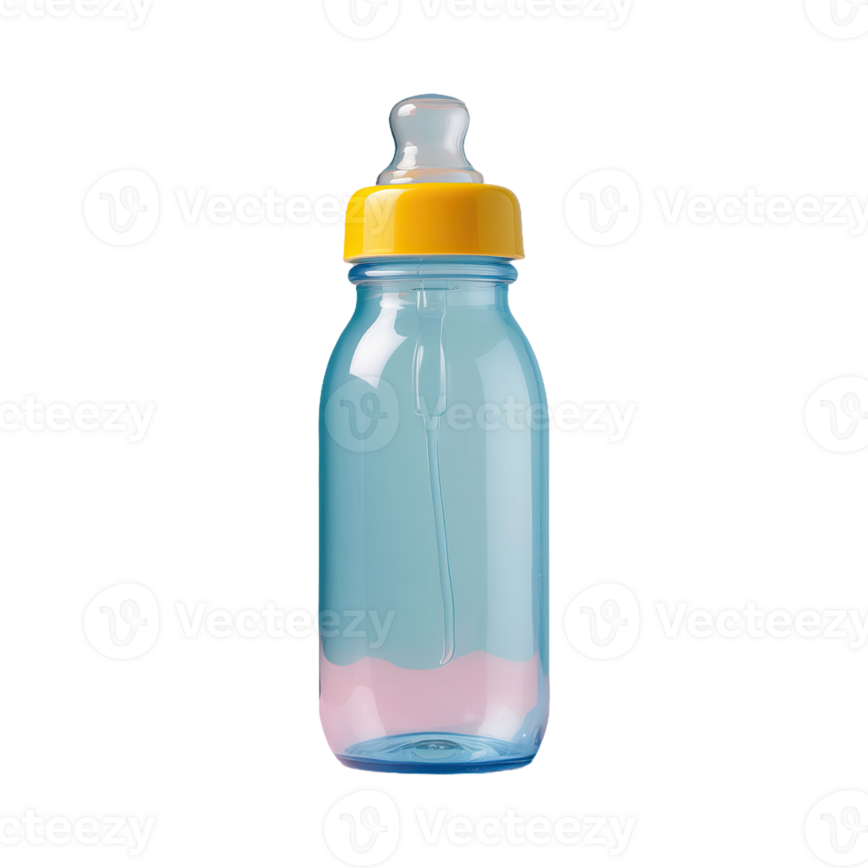 AI generated Baby Bottle isolated on transparent background png