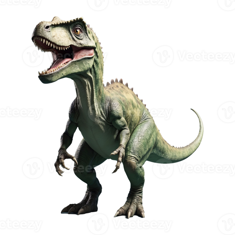 AI generated Dinosaur isolated on transparent background png