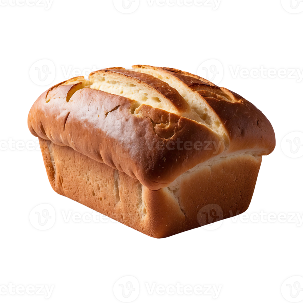 AI generated Bread Loaf isolated on transparent background png