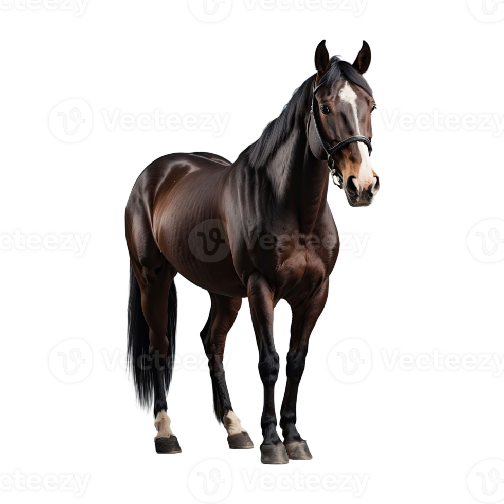 AI generated Horse isolated on transparent background png