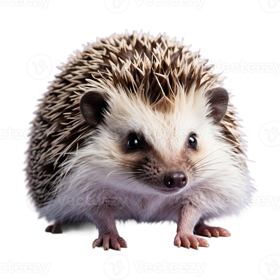 AI generated Hedgehog isolated on transparent background png