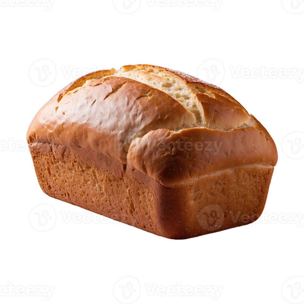 AI generated Bread Loaf isolated on transparent background png