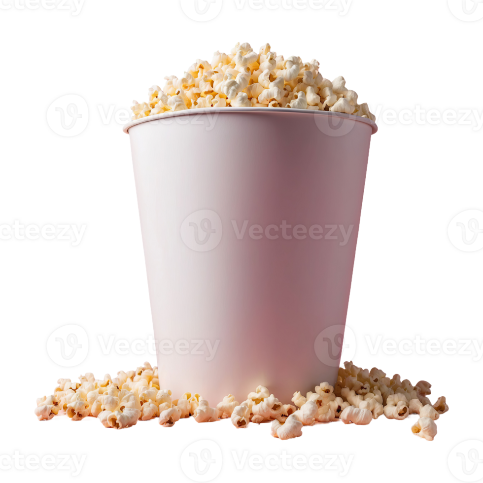 AI generated Big Popcorn Bucket isolated on transparent background 36397980 PNG