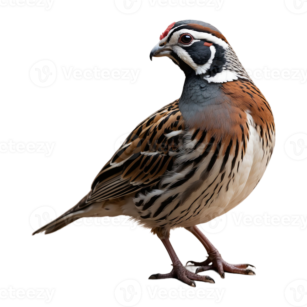 AI generated Quail isolated on transparent background png