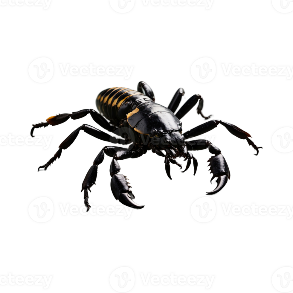 AI generated Scorpion isolated on transparent background png