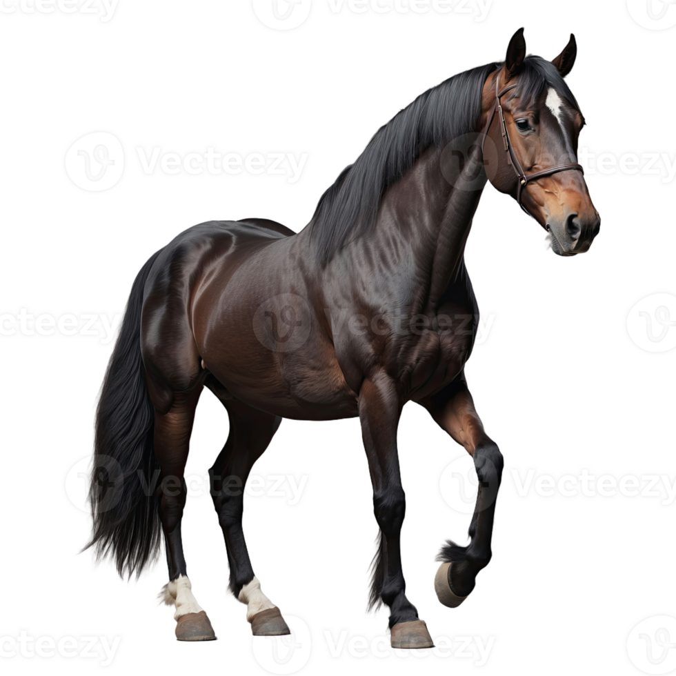 AI generated Horse isolated on transparent background png