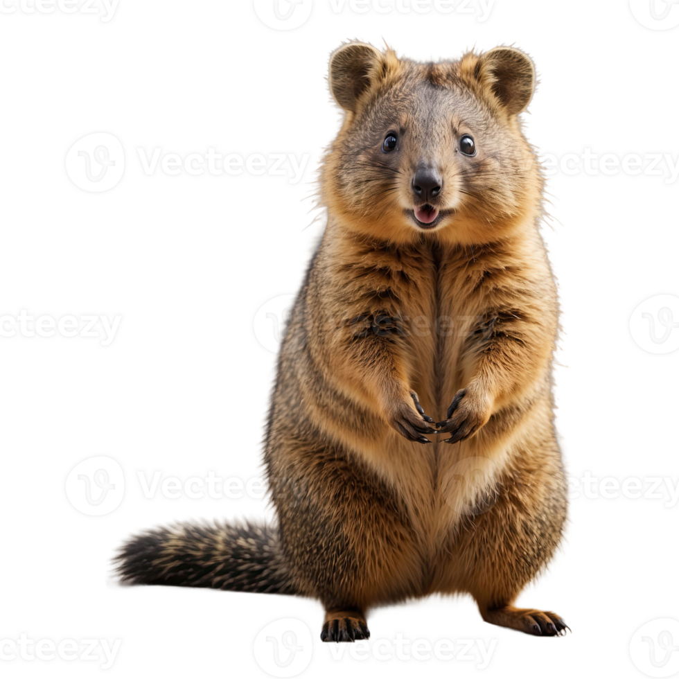 AI generated Quokka isolated on transparent background png