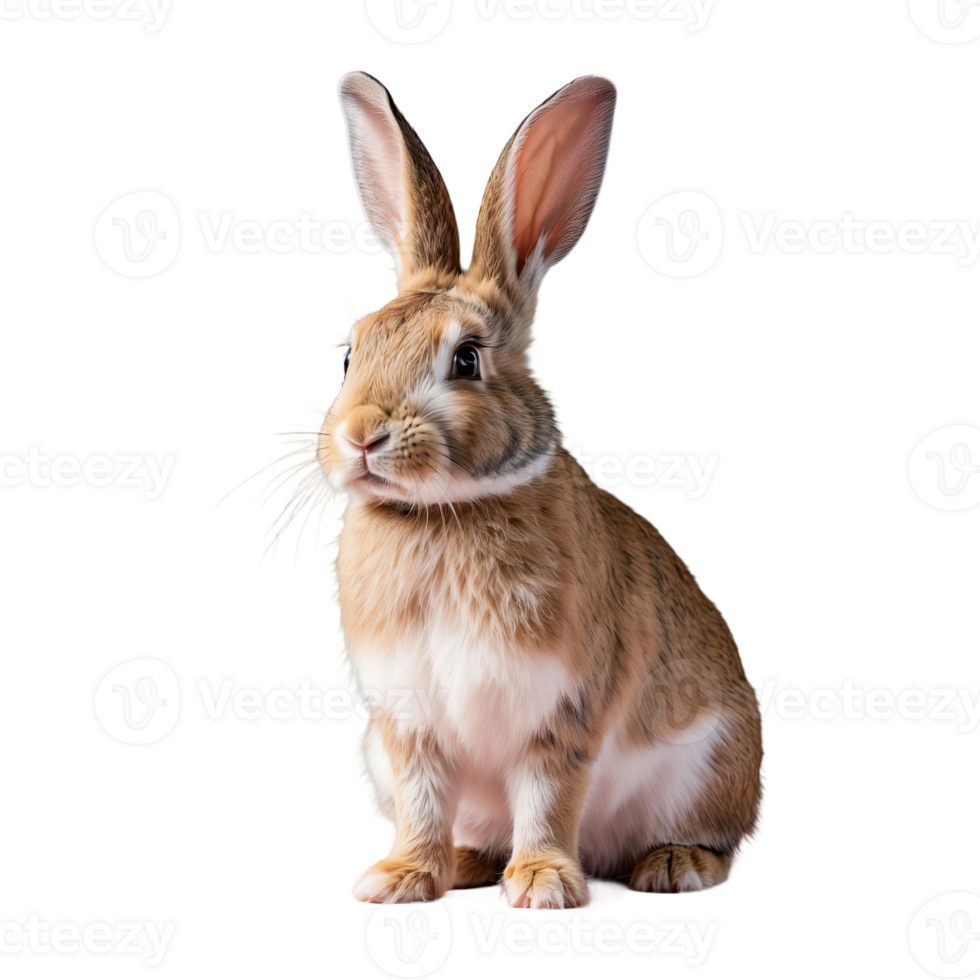AI generated Rabbit isolated on transparent background png