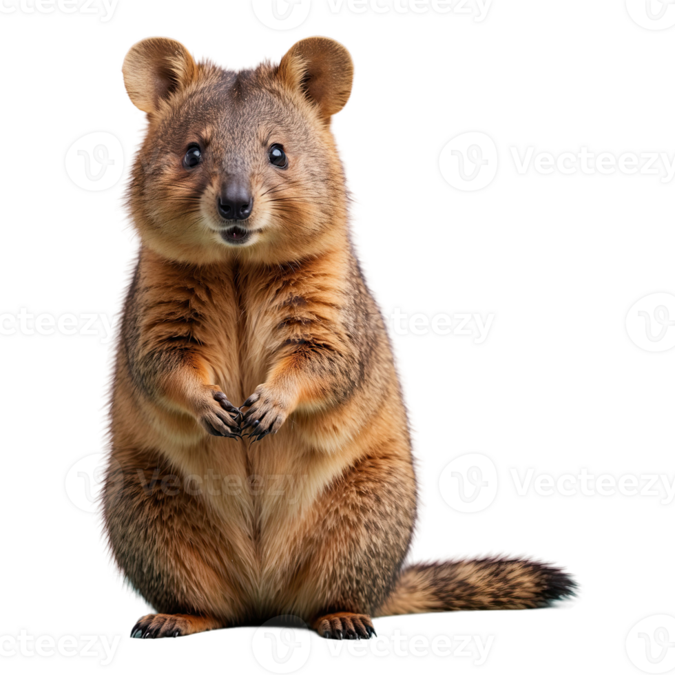 AI generated Quokka isolated on transparent background png