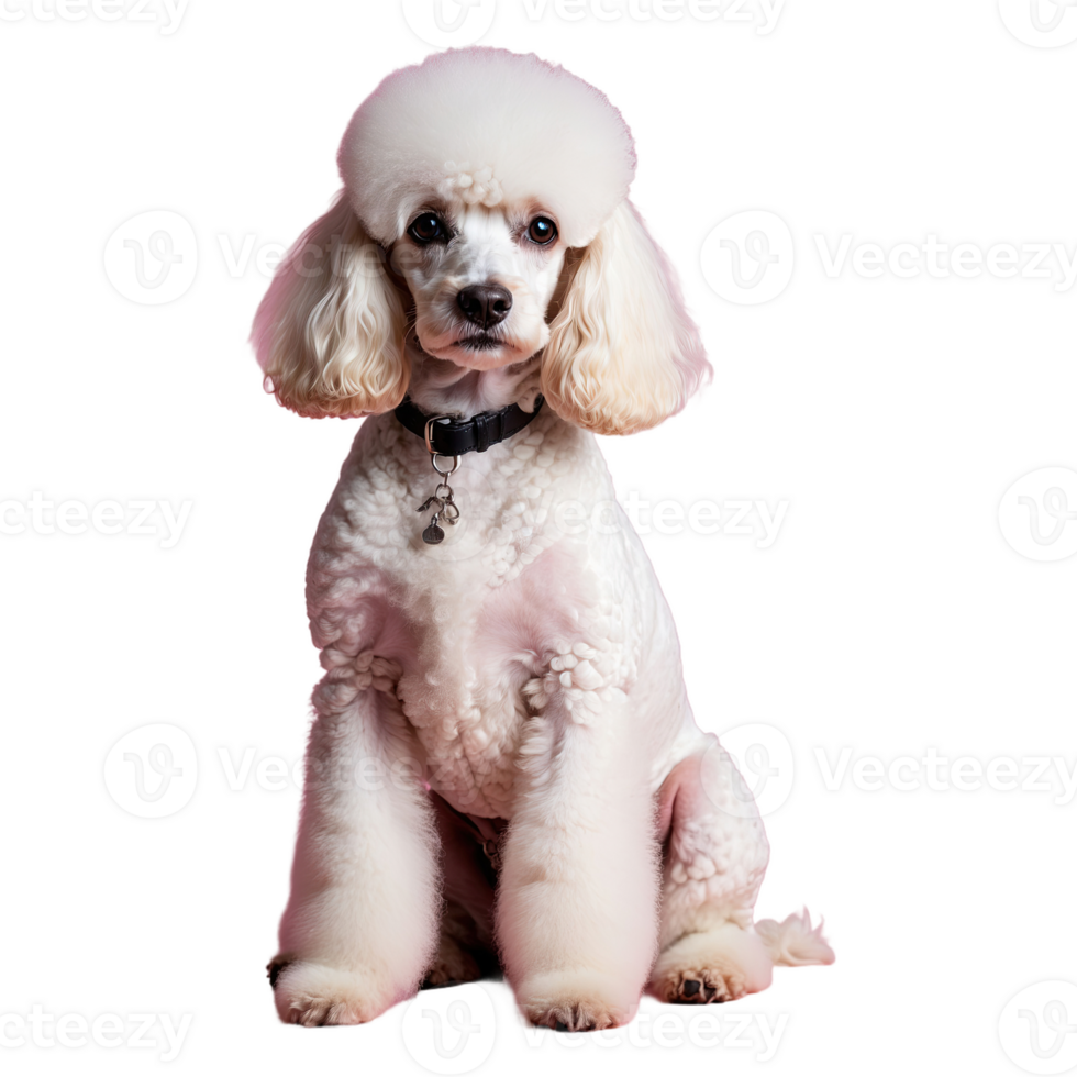AI generated Poodle isolated on transparent background png