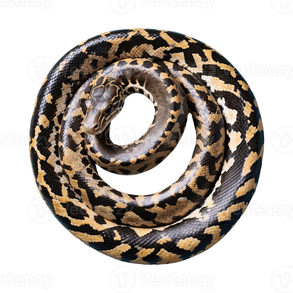 AI generated Python isolated on transparent background 36398055 PNG