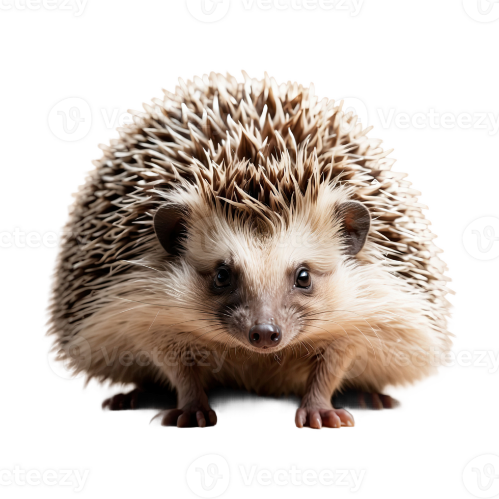 AI generated Hedgehog isolated on transparent background png