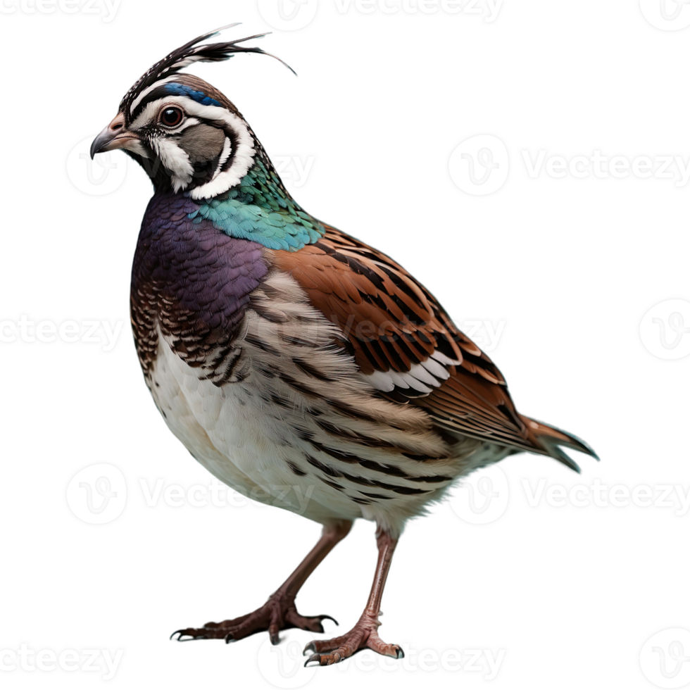 AI generated Quail isolated on transparent background png