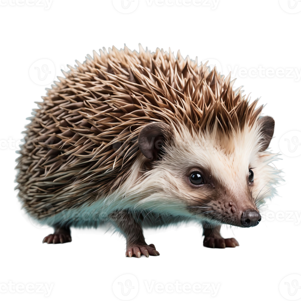 AI generated Hedgehog isolated on transparent background png