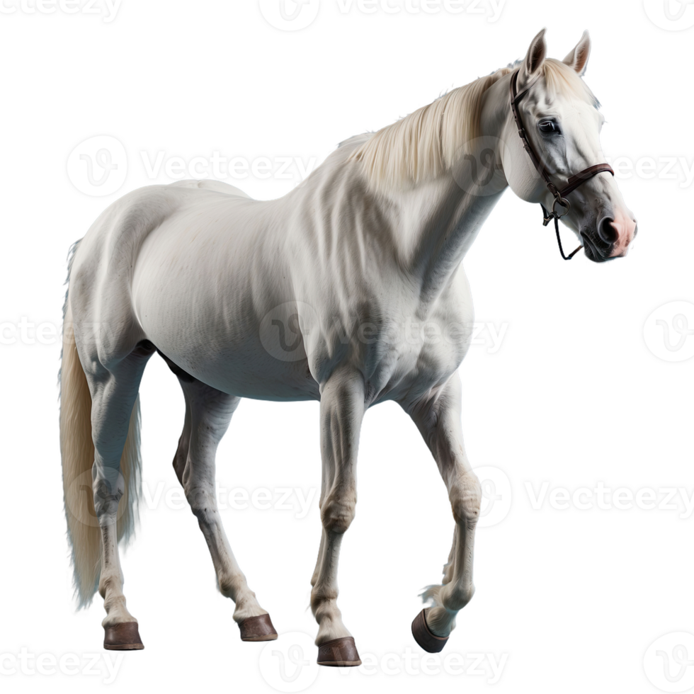 ai generado caballo aislado en transparente antecedentes png