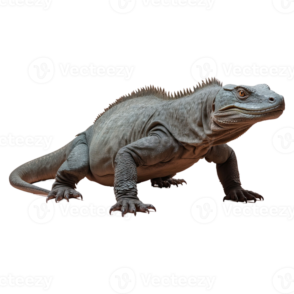 ai généré Komodo dragon isolé sur transparent Contexte png