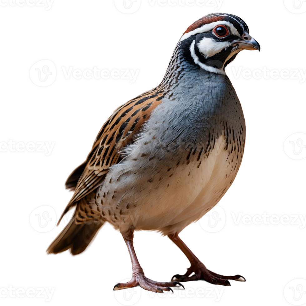 AI generated Quail isolated on transparent background png