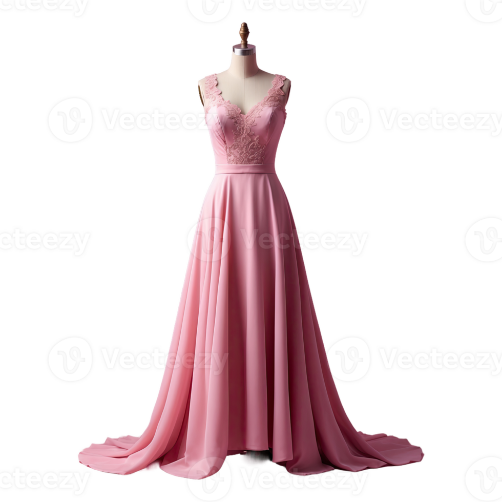 AI generated Party Dress isolated on transparent background png