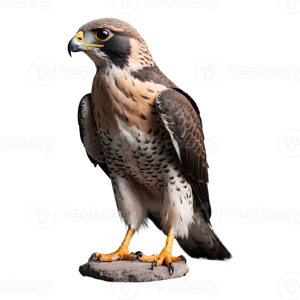 AI generated Falcon bird isolated on transparent background png
