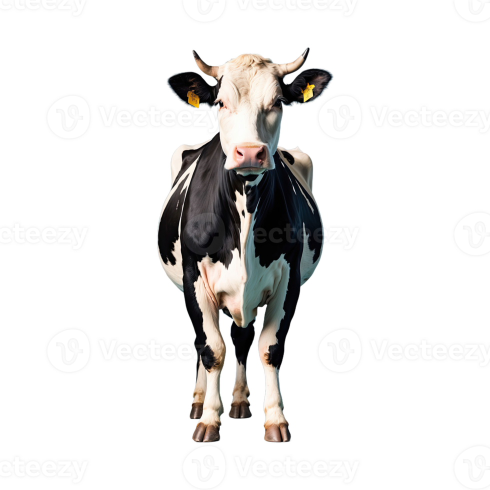 AI generated Cow isolated on transparent background png