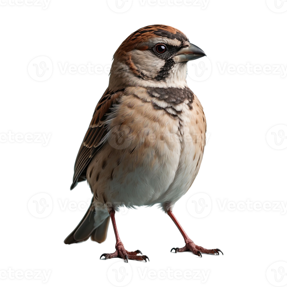 AI generated Sparrow bird isolated on transparent background png
