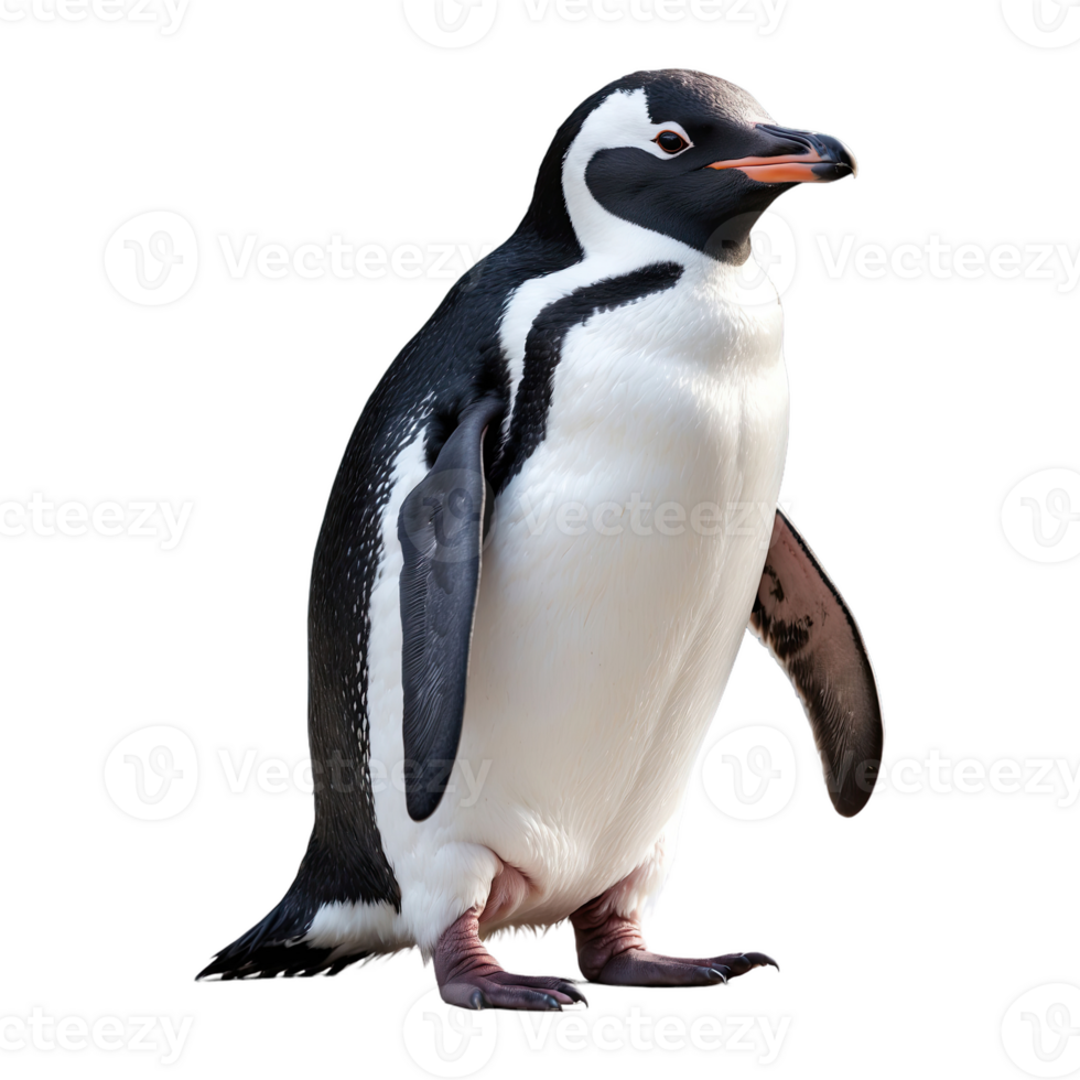 ai generato pinguino isolato su trasparente sfondo png