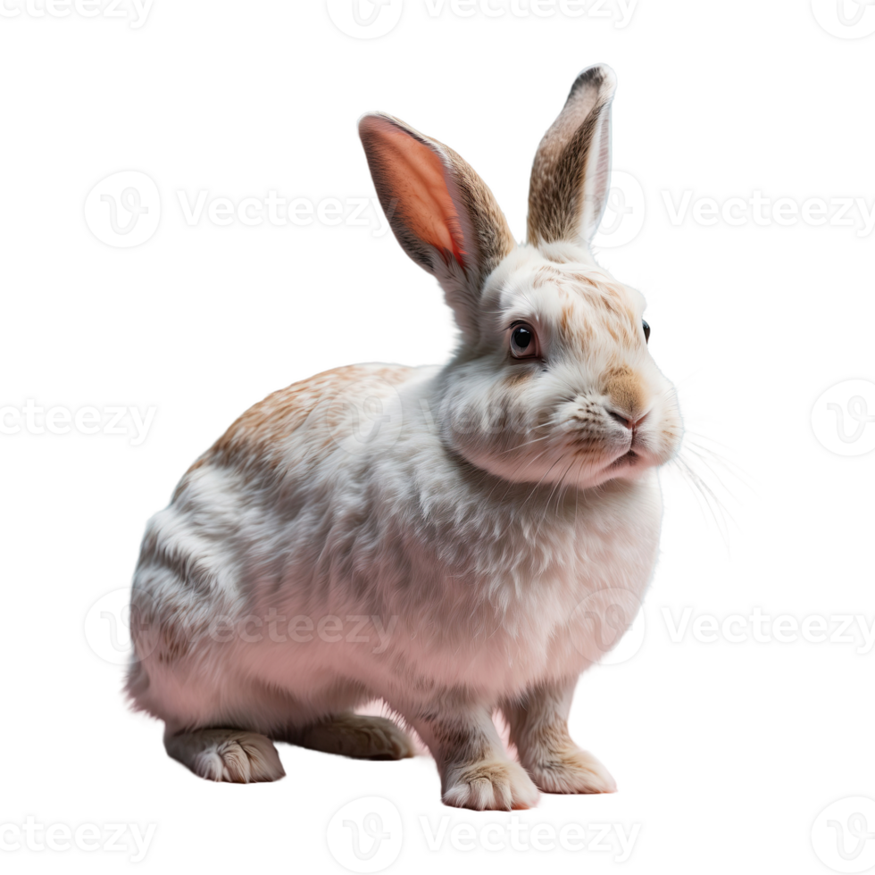 AI generated Rabbit isolated on transparent background png