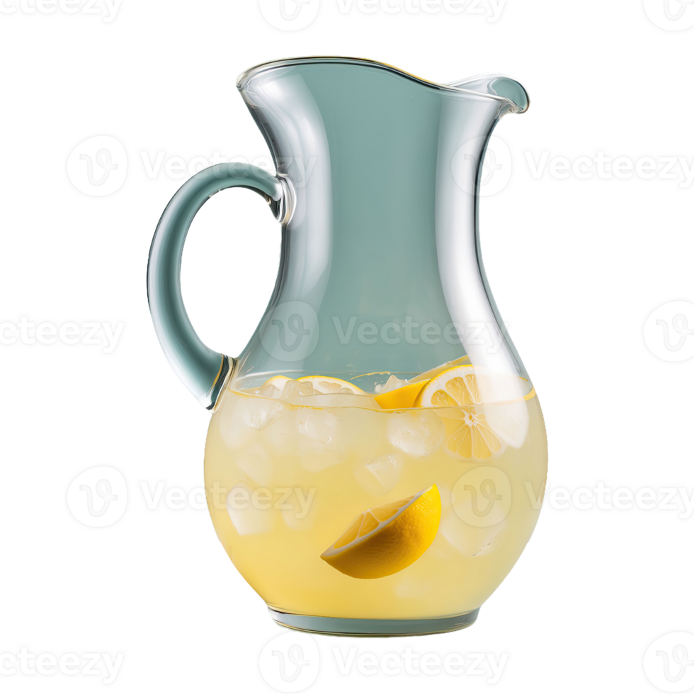 AI generated Lemonade Pitcher isolated on transparent background png