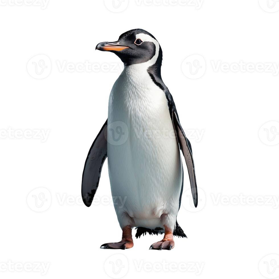 AI generated Penguin isolated on transparent background png