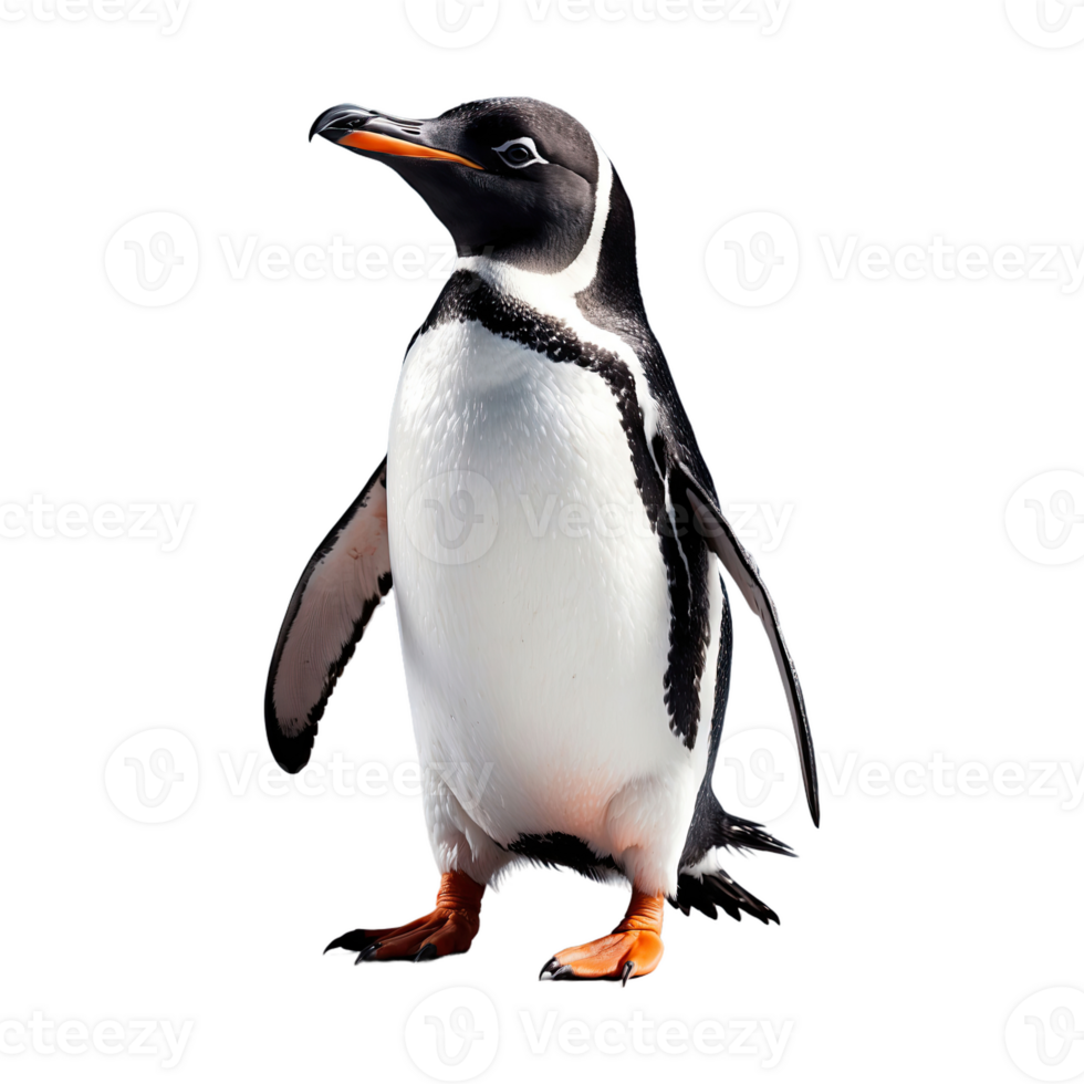 AI generated Penguin isolated on transparent background png