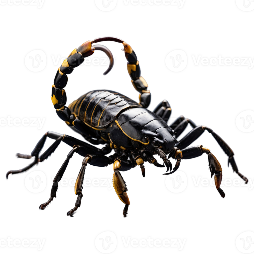 AI generated Scorpion isolated on transparent background png