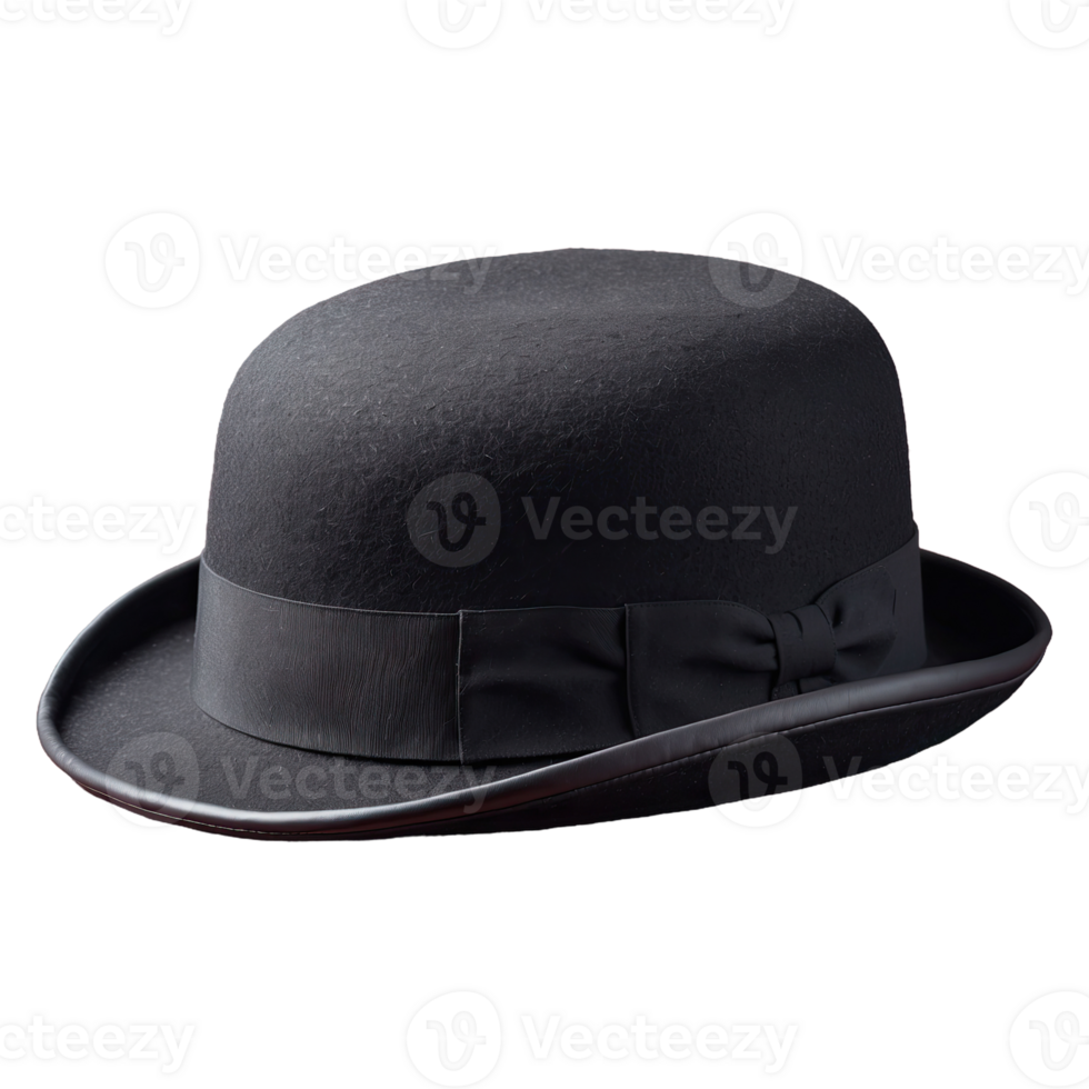AI generated Bowler Hat isolated on transparent background png