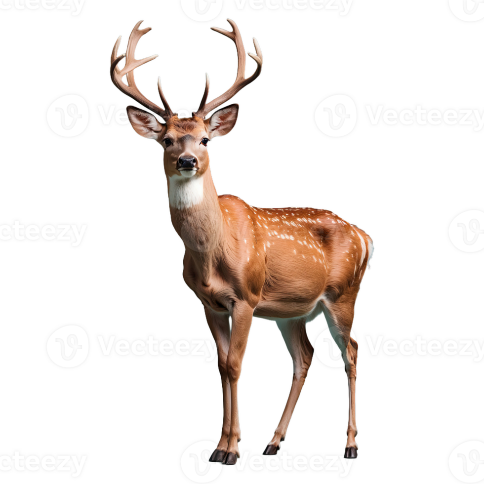 AI generated Deer isolated on transparent background png