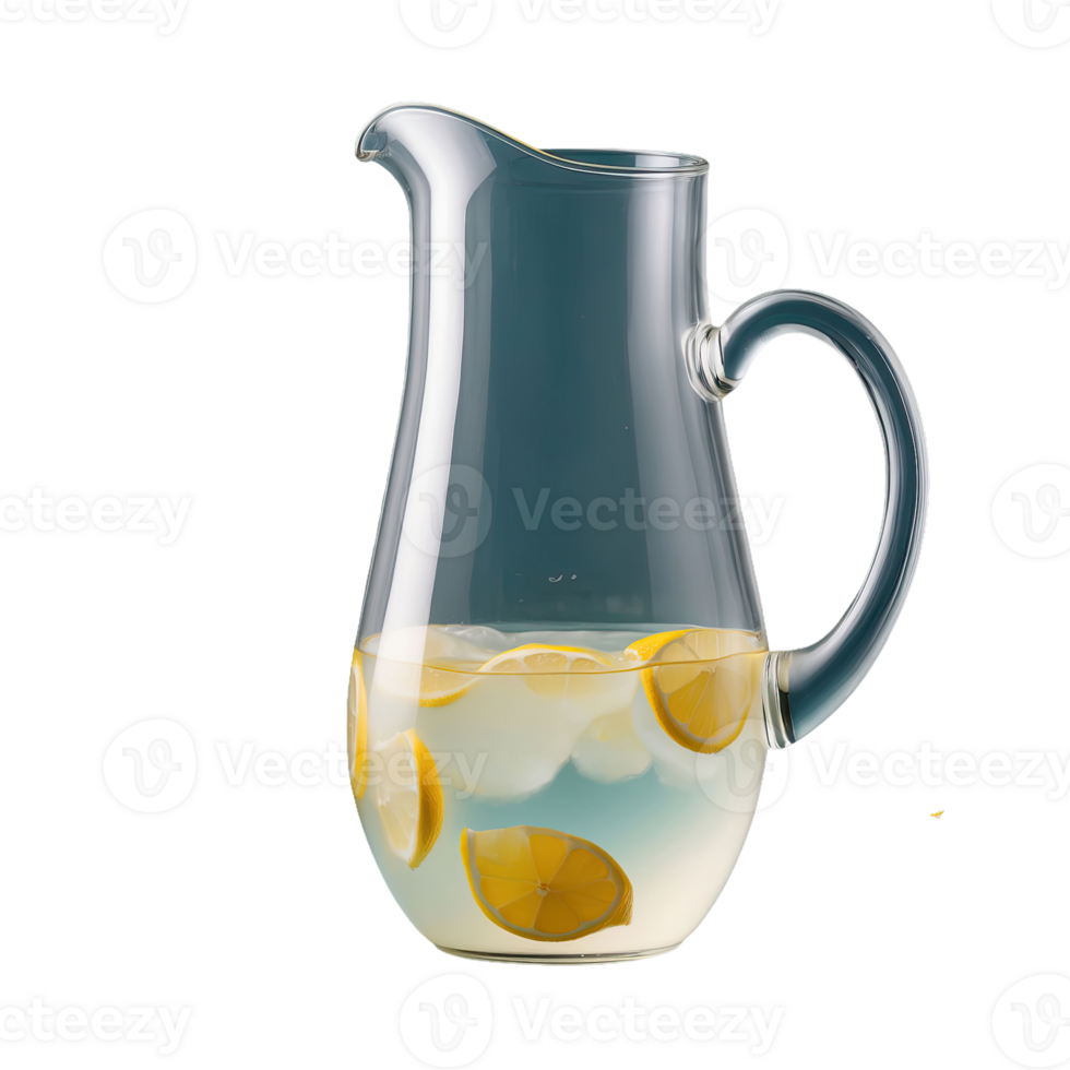 AI generated Lemonade Pitcher isolated on transparent background png