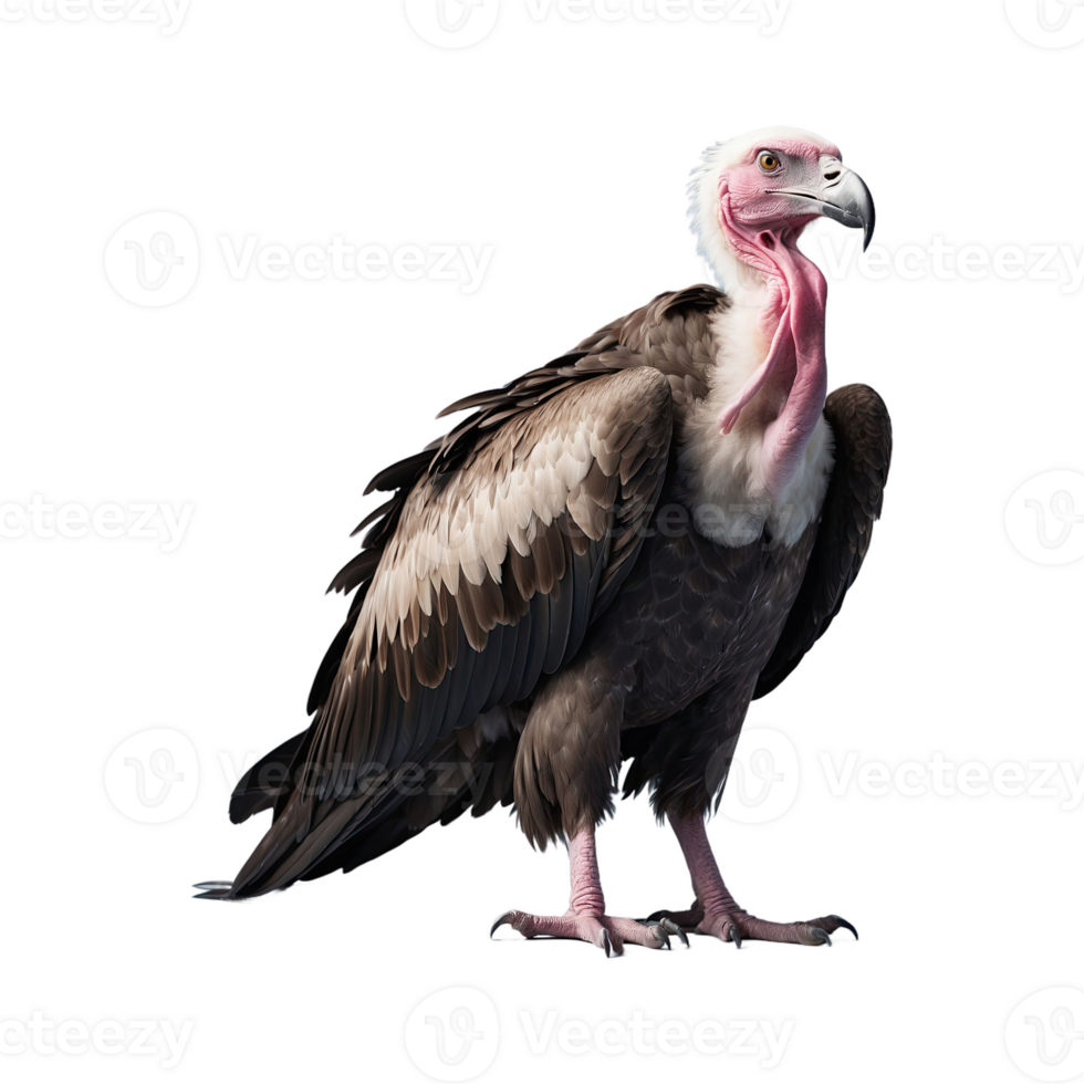 ai generato avvoltoio uccello isolato su trasparente sfondo png
