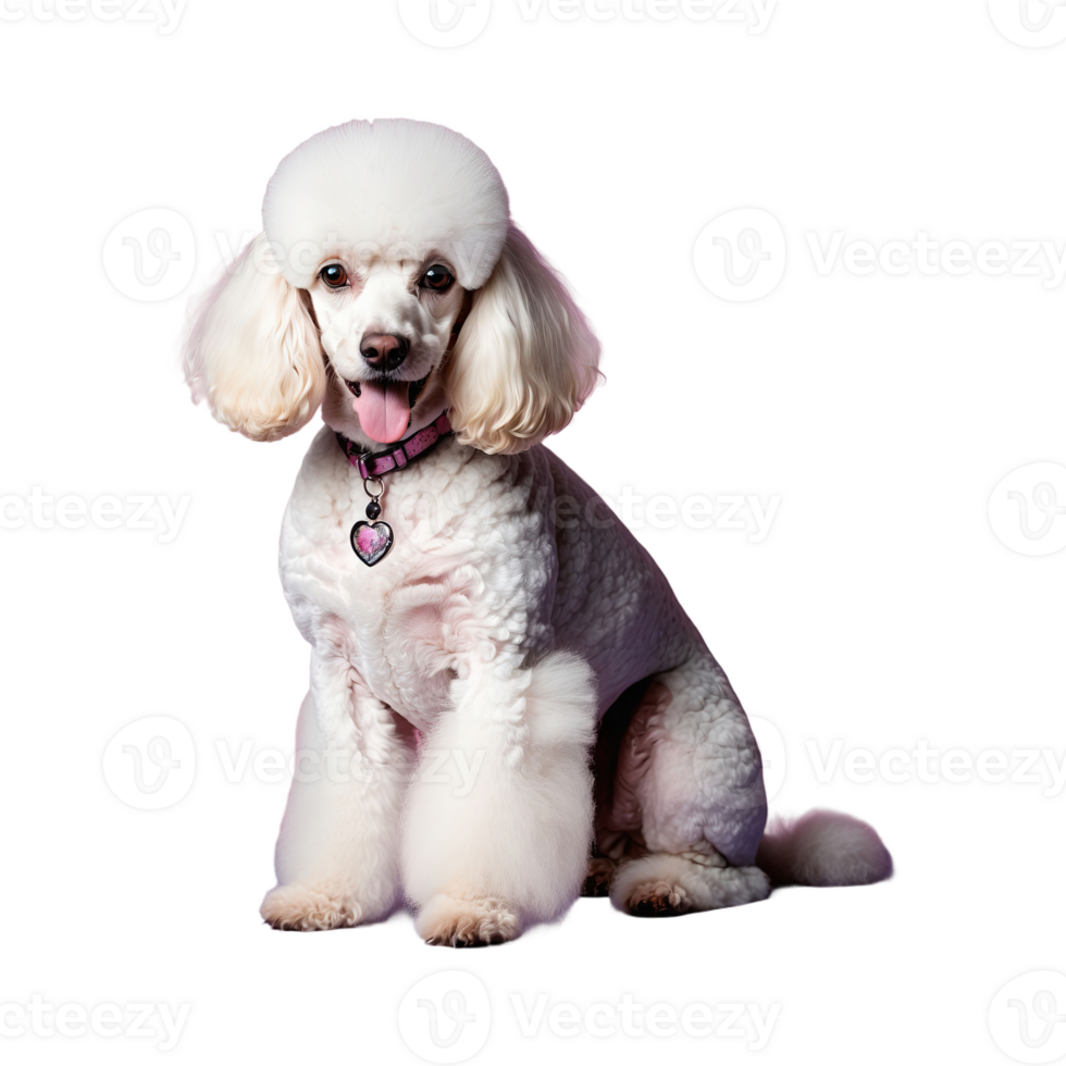 AI generated Poodle isolated on transparent background png
